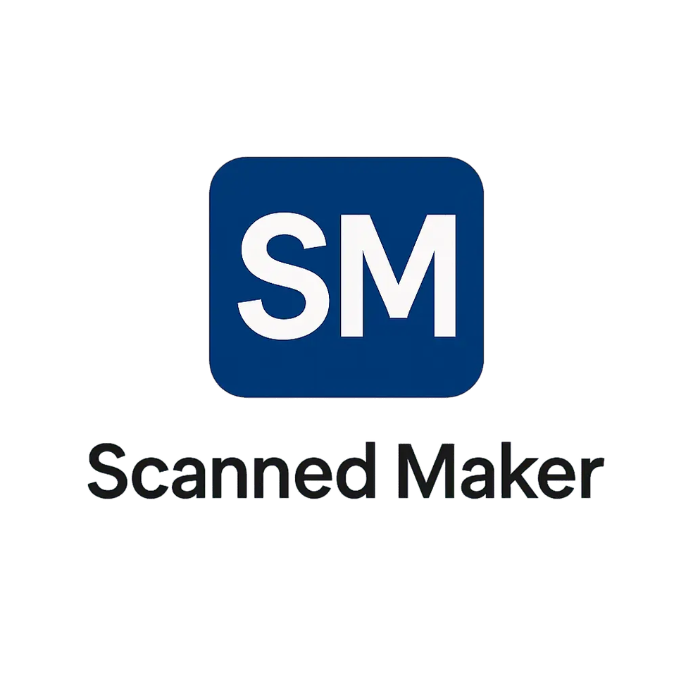 Scanned Maker logo