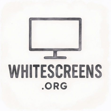 White Screen Tool logo