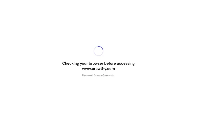Screenshot of the Crowthy homepage