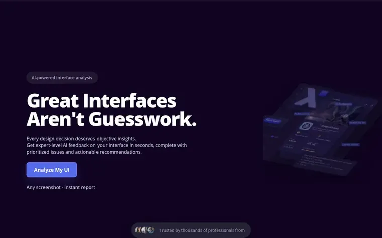 Screenshot of the Pixelait homepage
